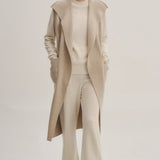 Cashmere100% Rio Drape Long Vest