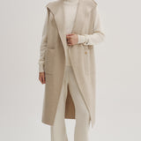 Cashmere100% Rio Drape Long Vest