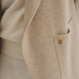 Cashmere100% Rio Drape Long Vest