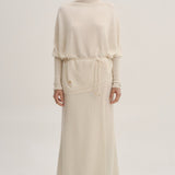 Cashmere100% Rhea String Half Neck Sweater