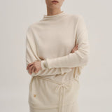 Cashmere100% Rhea String Half Neck Sweater