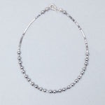 Somewhere between grey and hematite (6mm) [unisex] - fasfas