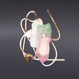 Dancing objet No.9 brooch rosegold - fasfas