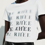 Blur logo cotton t shirt
