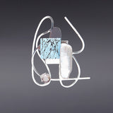 Dancing objet No.9 brooch silver - fasfas