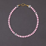 8m pink cats eyes necklace - fasfas