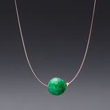 Jade singular necklace - fasfas