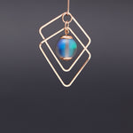 Moonstone honey comb earrings(clip-on earrings) - fasfas