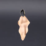 Flowing metal dramatique earrings - rosegold(clip-on earrings) - fasfas