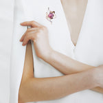 Dancing objet No.19 duo petit brooch rosegold - fasfas