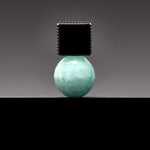 10mm amazonite onyx earrings(clip-on-option) - fasfas