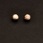 10mm crazy agate earrings(clip-on-option) - fasfas