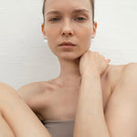 Natural crystal savanna earrings(clip-on earrings) - fasfas