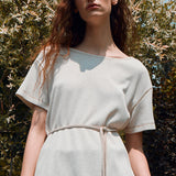 Waist strap knitted t shirt