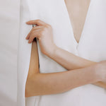 Baroque pearl melanger necklace - 8mm pearl - fasfas