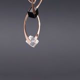 Collana Tripleflow onice e cristallo