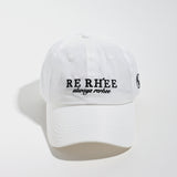 Bestickte Baseballkappe mit Logo, weiß