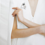 Dancing objet No.17 brooch silver - fasfas