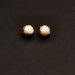 10mm crazy agate earrings(clip-on-option) - fasfas