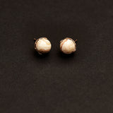 8mm crazy agate earrings(clip-on-option) - fasfas