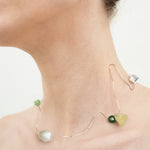 Kalaf necklace green - fasfas
