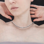 Somewhere between grey and hematite (6mm) [unisex] - fasfas