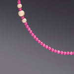 Invisible 2mm ruby necklace - fasfas