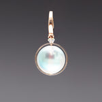 Moonstone mesh silk choker necklace - fasfas