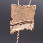 Rosegold texture de necklace - fasfas
