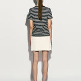 Logo striped t-shirt midnight navy