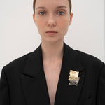 De twin gold brooch - fasfas