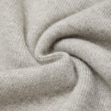 Kaschmir 100% Jimena Jogger-Strickhose helles meliertes Grau