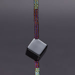 Heart-scouring tear neckpiece bluish green - fasfas