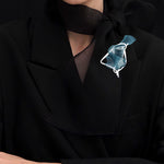 Dancing objet No.17 brooch silver - fasfas