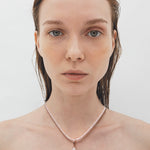 Slander peachmoonsone necklace - fasfas