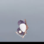 Dancing joli brooch purple - fasfas