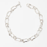 Silver de chain necklace - fasfas
