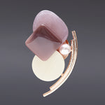 Mignon brooch ivory - fasfas