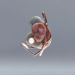 Dancing joli brooch green - fasfas