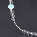 Crystal quaztz necklace (8mm) - fasfas