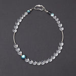 Crystal quaztz necklace (10mm) - fasfas