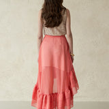 Beaded sleeveless tank top