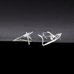 Dancing objet No.7 petit earrings - silver(clip-on earrings) - fasfas