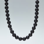 10mm matte onyx necklace - fasfas