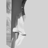 Mother of pearl sqaure hoop earrings - fasfas