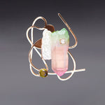 Dancing objet No.9 brooch rosegold - fasfas