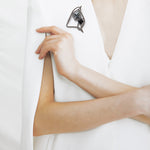 Dancing objet No.17 brooch noir - fasfas