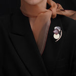 Arctic jasper mignon brooch - fasfas