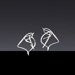 Dancing objet No.7 petit earrings - silver(clip-on earrings) - fasfas