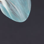 Cyan blue quasimodo earrings - fasfas